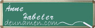 Änne Habeler Visitenkarte